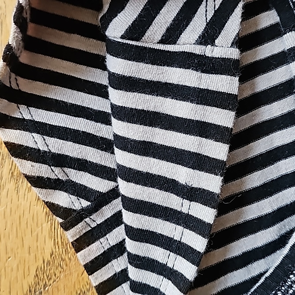 Neutral striped body con mini dress - Picture 11 of 11